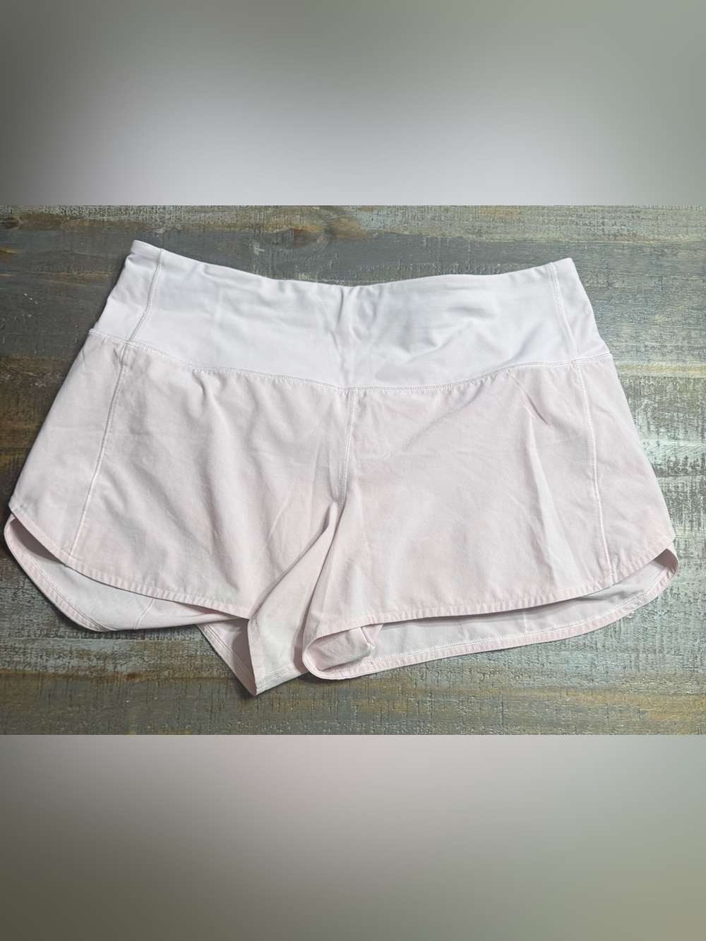 lululemon athletica Light Pink Run Shorts